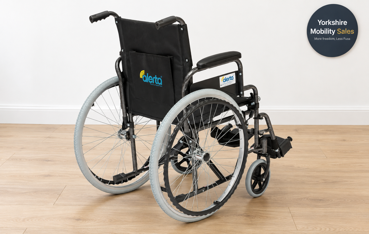 Alerta Self-Propelled Wheelchair rear view