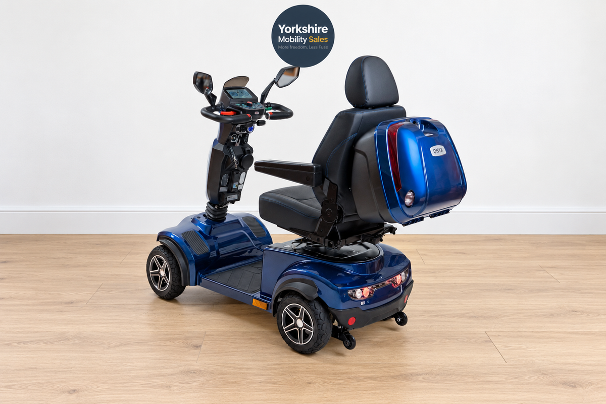 Monarch Onyx Bentley Blue rear storage and lights