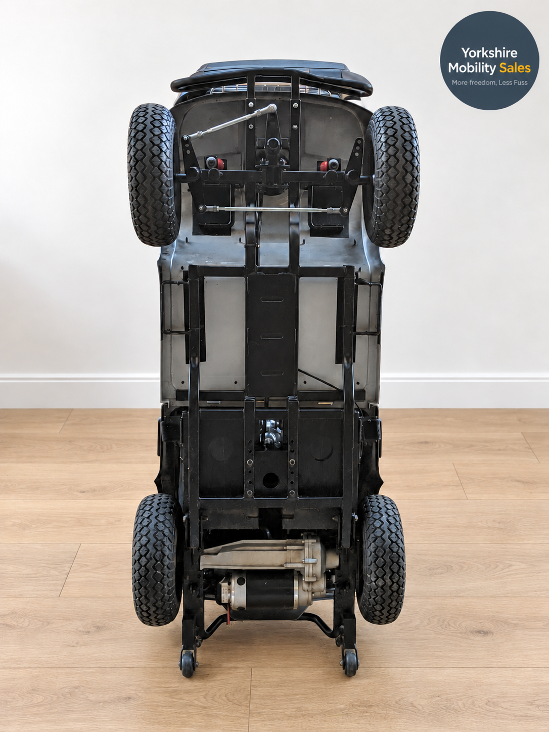 Rascal Pioneer actual underbody, chassis, wheels and motor