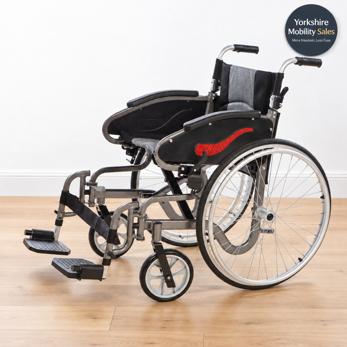 Monarch Calibre Folding Wheelchair – Quick Release Wheels